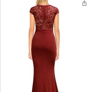 Burgundy Formal Dress